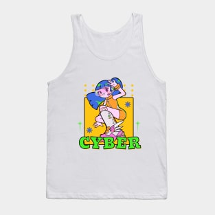 Cyber Girl Tank Top